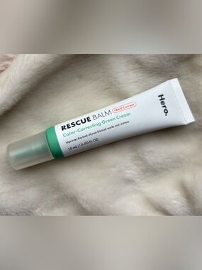 Hero Cosmetics NEW Rescue Balm Red Correct color-Correcting Green Cream 15ml
